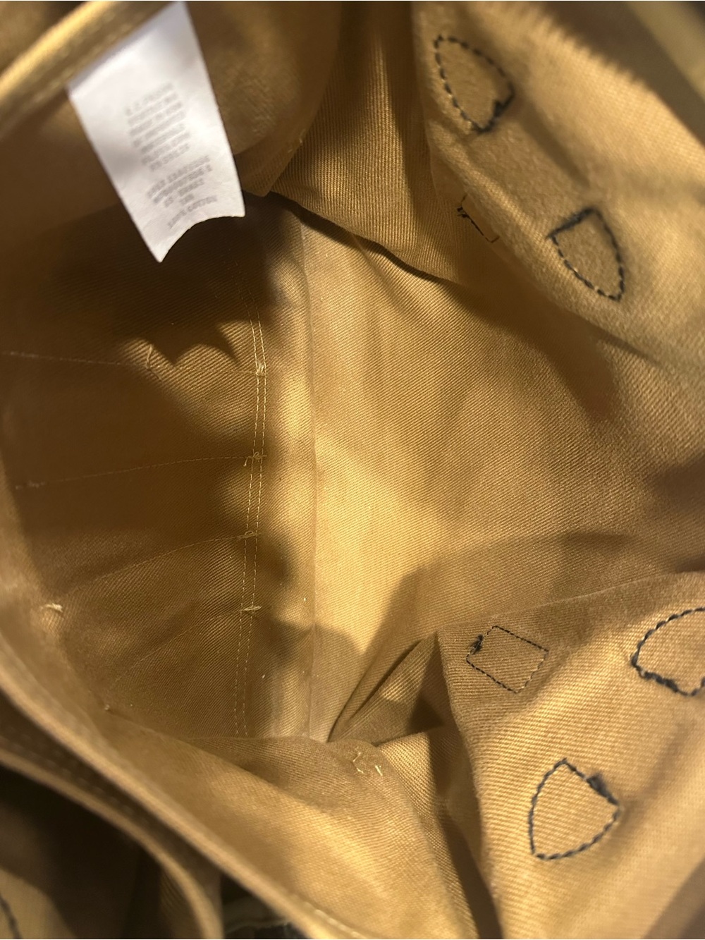 Filson Tan Canvas Briefcase with Brown Leather Trim - Picture 8 of 10